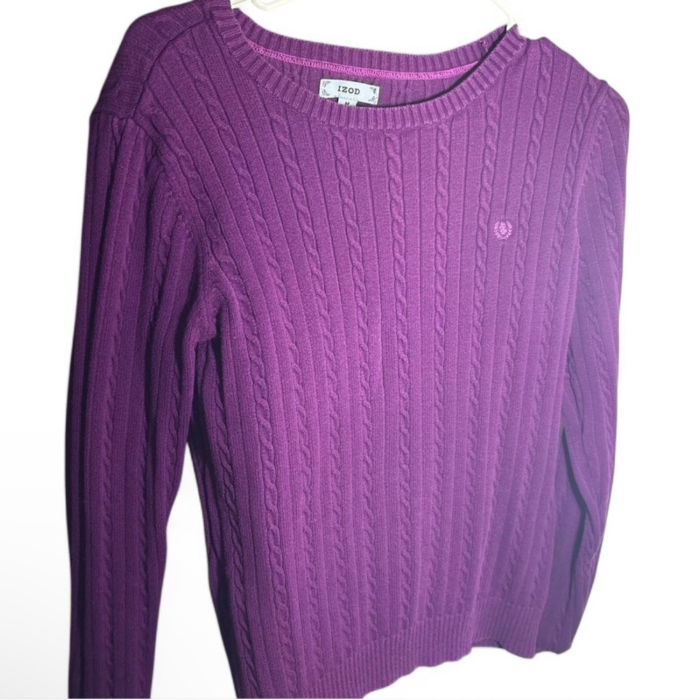 IZOD Women's Purple Sweater